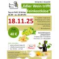 "Edler Wein trifft Feinkostkäse" am 18.11.2025 (Tag vor Buß- und Bettag)